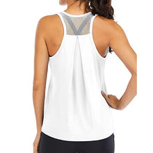  Mesh Yoke Yoga Tank