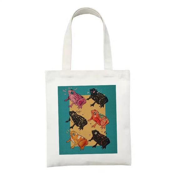 Curiosities Cotton Yoga Tote