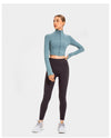 Cropped Zip-Up Yoga Jacket